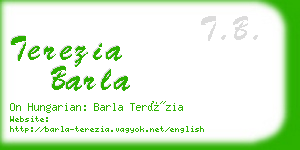 terezia barla business card